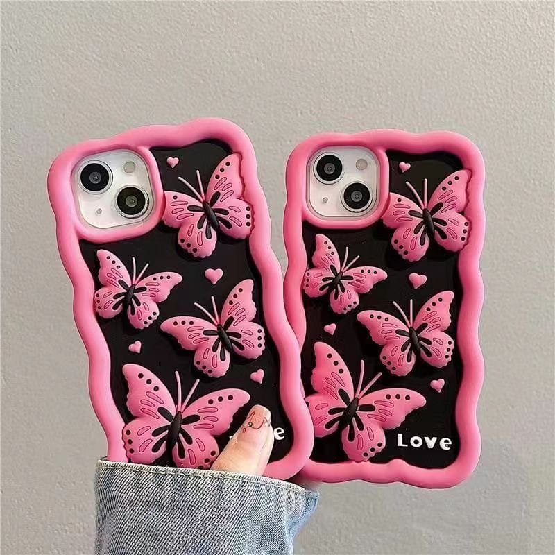 Pink Butterfly Case