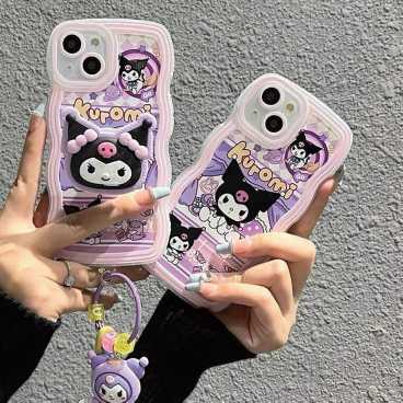 Lovely sanrio kuromi with keychain 3D