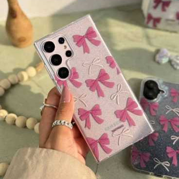 Pink Bows Pattern Phone Case