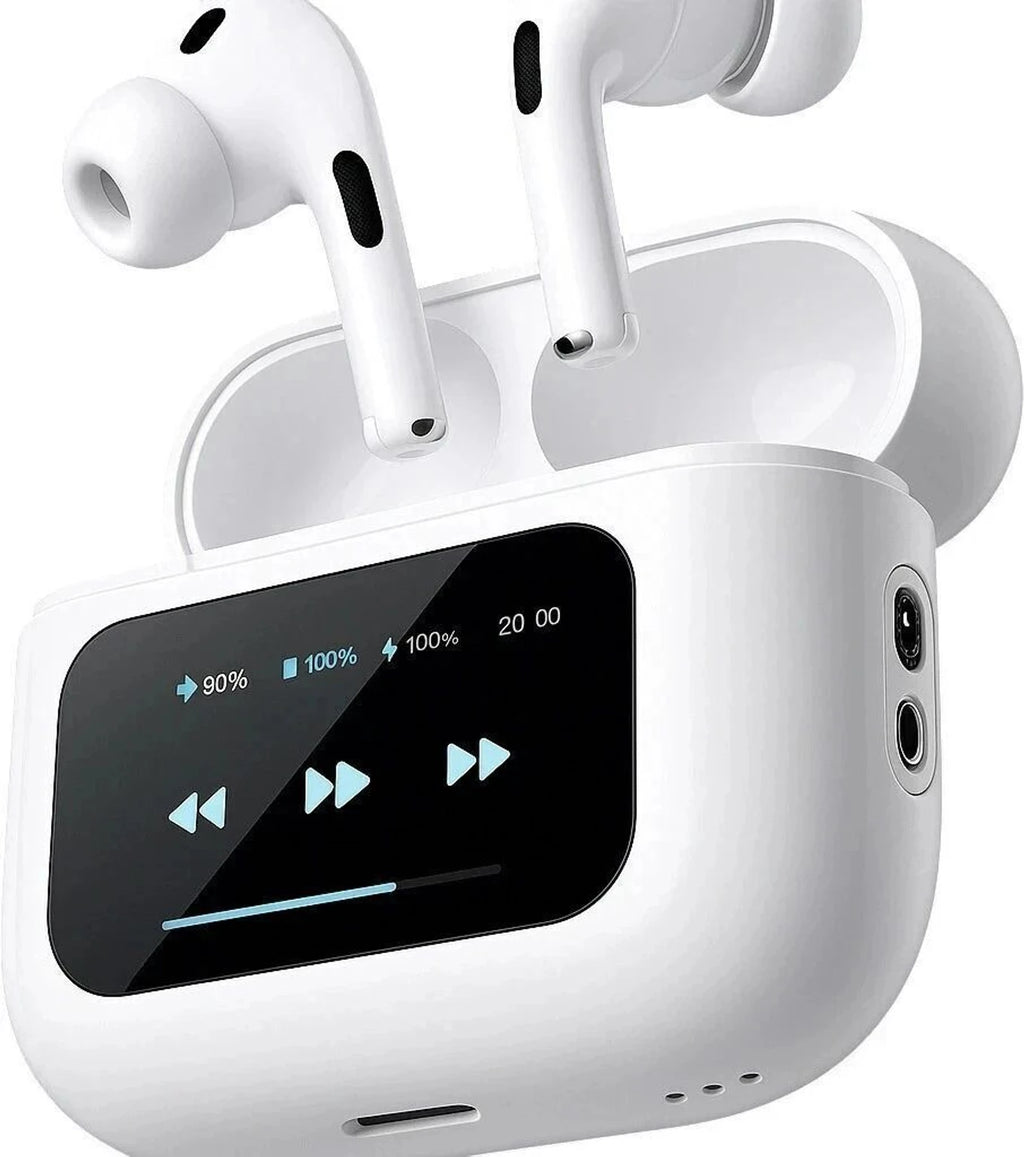 Airbuds pro with Display with LED Touch Screen Bluetooth
