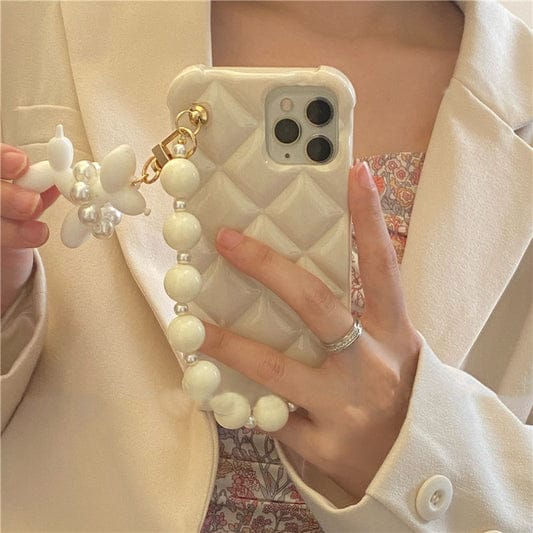 Glossy Shockproof Case with Hand Chain