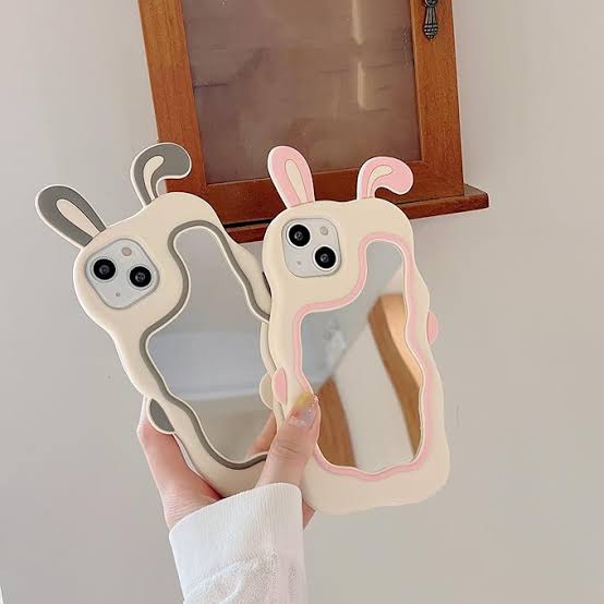 Rabbit Mirror ShockProof Rubber 3D Case